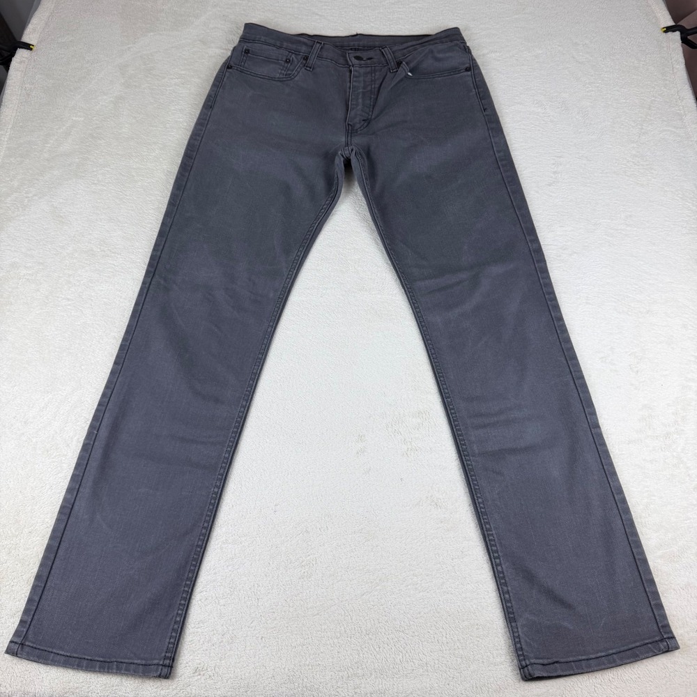Levi Strauss Co 511 Slim Fit Jeans Men Charcoal Gray W31 L32